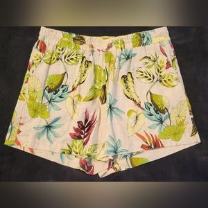 Panama Jack Tropical Linen Shorts Size Large.